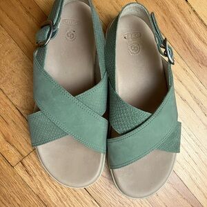 Women's Sz 7 Seafoam Green Sandals